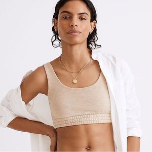Madewell MWL Sweatshirt Bralette